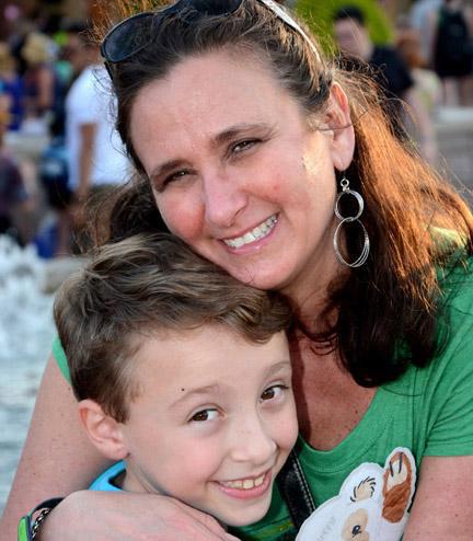 Dr. Becker with her son